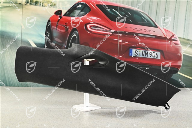 Tapicerka słupka-C, Coupe, Alcantara, czarna, L