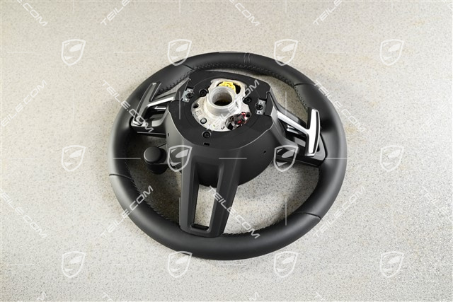 PDK, Multifunction steering wheel, Black Leather Sport Chrono Package Plus