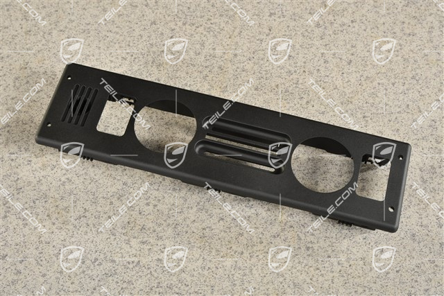 Blenda panelu regulacji temperatury, czarna