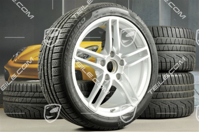 19-inch Carrera winter wheel set, 8,5J x 19 ET54 + 11J x 19 ET69 + NEW Pirelli winter tyres 235/40 R19 + 285/35 R19, with TPMS