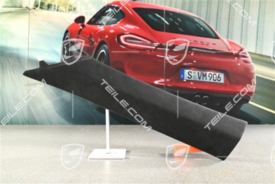Verkleidung von A-Säule, Mikrofaser Schwarz, Coupe, L