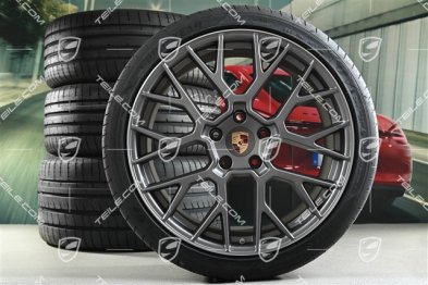 20+21" RS Spyder Sommerräder Satz, Felgen 8,5J x 20 ET50 + 11,5J x 21 ET79 + NEUE Goodyear Sommerreifen 245/35 R20 + 315/30 R21