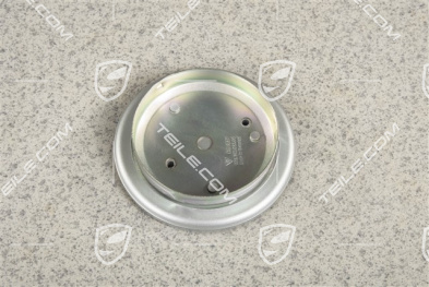 Hub cap, silver metallic