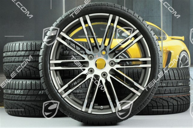 20-inch winter wheels set "Turbo", rims 8,5J x 20 ET51 + 11J x 20 ET52 + Pirelli winter tires 245/35 R20 + 295/30 R20, without TPM
