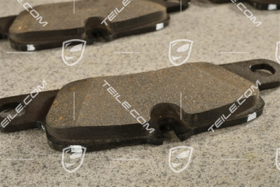 Brake pad set, rear axle, PCCB, L+R