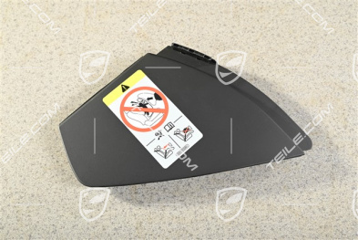 Dashboard trim lower part side cover, Black, R