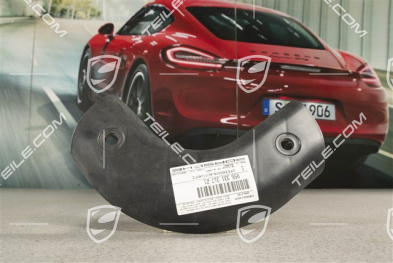 Stone guard for rear subframe, mid part