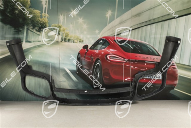 Spoiler, rear, lower, Sport Design