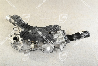 V8 Diesel, Thermostat housing with Thermostat insert