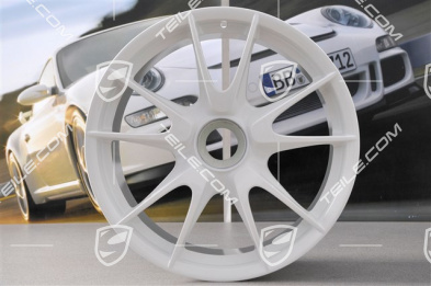 19-inch GT3RS 4.0L / GT2RS wheel rim, central lock, 9J x 19 ET47, white