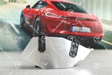Support bracket between rear end panel and lock carrier, L=R
