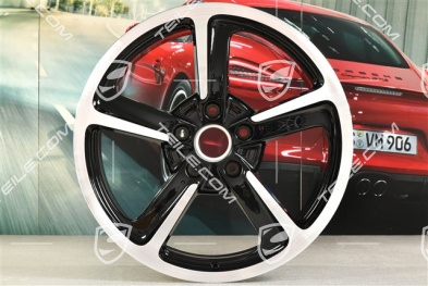 20" Felga Sport Techno, 9J x 20 ET51, czarny wysoki połysk