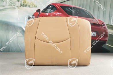 Back seat backrest, Cabrio, Leather, Sand beige, R