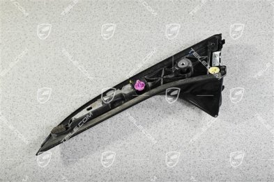 Rear spoiler trim, Black, R