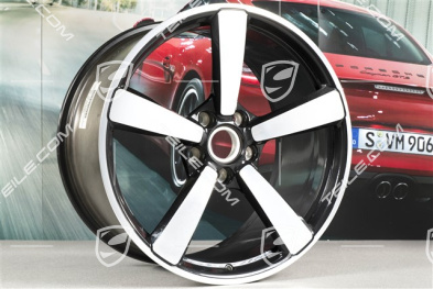 21" Felga Carrera Exclusive, 11,5J x 21 ET67, czarny wysoki połysk