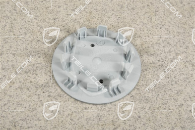 Radzierdeckel, konkav, Wappen farbig, Platinsilber-Metallic