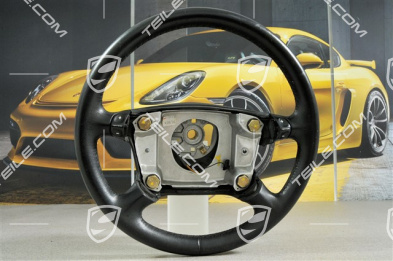 Lenkrad, 4-Speichen, Tiptronic, schwarzes Leder Lenkrad, 4-Speichen, Tiptronic, schwarzes Leder