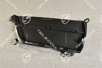 Air duct closed, black, L