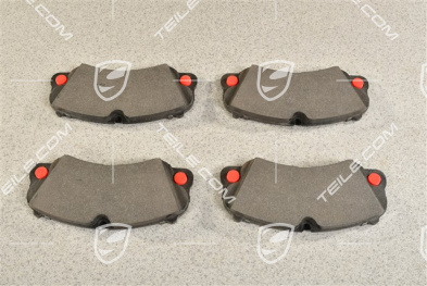 GT3, Brake pads, PCCB, front, L+R