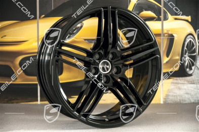 19" Felga Macan Design, 8J x 19 ET21, czarny wysoki połysk
