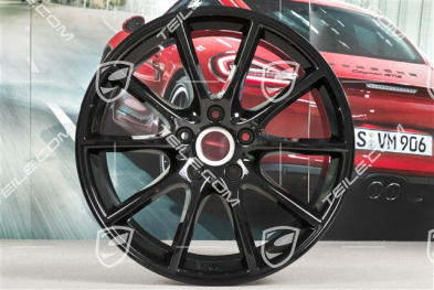 20-inch wheel rim Cayenne Design, 10,5J x 20 ET55, black high gloss