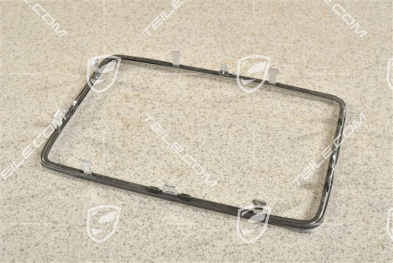 Blende, Mittelkonsole Hinten, Galvanosilber