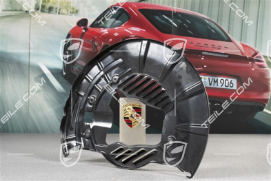 Front axle disc brake protective plate, PCCB, L
