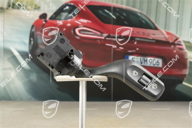 Steering column switch, wiper switch, Satin black