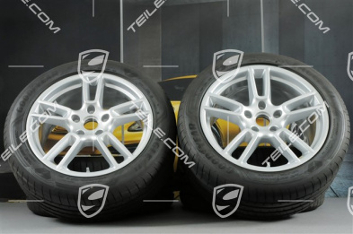 19-inch summer wheels set "Panamera", rims 9J x 19 ET64 + 10,5 J x 19 ET62 + Goodyear Eagle summer tyres 265/45 R19 + 295/40 R19