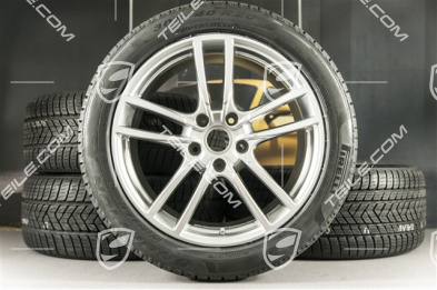 20-inch Cayenne Sport winter wheel set, rims 9J x 20 ET50 + 10,5J x 20 ET64 + Pirelli winter tyres 275/45 R20 + 305/40 R20, with TPMS