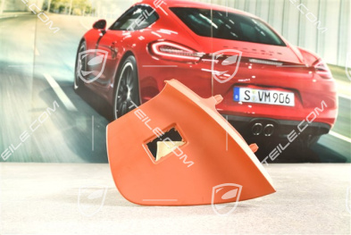 Abdeckung / Blende für Schalttafelverkleidung Untertail, Airbag Abschaltung, Terrakotta, R