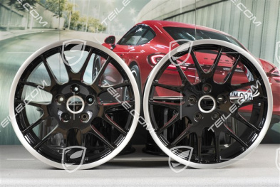 20-inch RS Spyder wheel set, 9,5 J x 20 ET 65 + 11 J x 20 ET 68, black