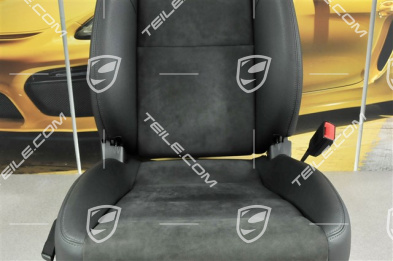 Sitz, manual einstellbar, Kunstleder-Alcantara, schwarz, R
