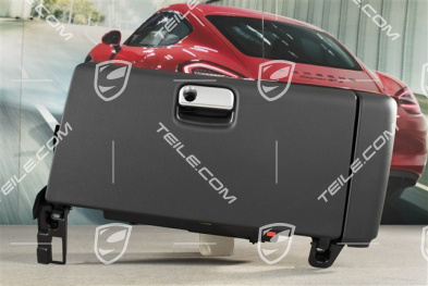 Glove compartment, Complete, Black, LL