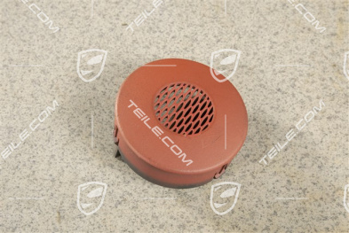 Rosette, Temperature sensor, Leather, Boxster red