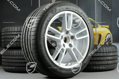 19-inch summer wheels set "Panamera", rims 9J x 19 ET64 + 10,5 J x 19 ET62 + Goodyear Eagle summer tyres 265/45 R19 + 295/40 R19