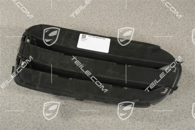 Cover Air duct / guide, Black, L