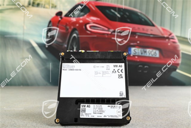 Control unit emergency call module and communication unit