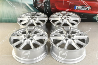 18'' Felgensatz Cayenne Facelift 2014->, 8J x 18 ET 53, Brilliantsilber