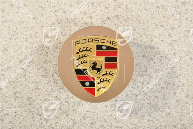 Hub cap, concave, coloured crest, Neodyme