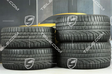 19-inch winter wheels set "Carrera", rims 8,5J x 19 ET50 + 11J x 19 ET77 + NEW Pirelli Sottozero II winter tyres 235/40 R19 + 295/35 R19