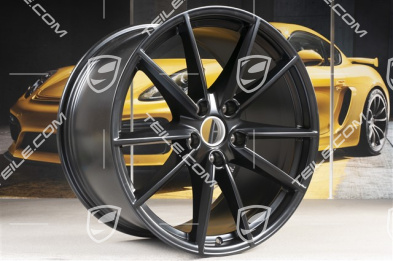 21" Felge Carrera S, 11,5 J x 21 ET67, schwarz seidenmatt