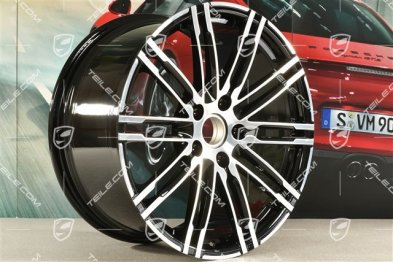20" felga, Turbo III, 10J x 20 ET50, czarny połysk