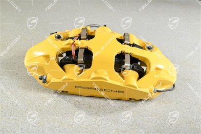 Turbo, Brake calliper, PCCB, Yellow, L