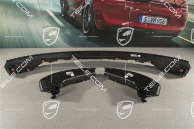 LED tail lights incl. light panel, darkened/black, Black inscription, LEFT+CENTER+RIGHT