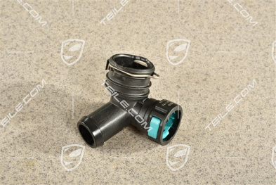 Cooling system overflow hose adapter / quick coupling