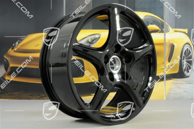 19" Felge Carrera Classic, 8J x 19 ET57, schwarz hochglanz