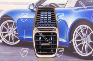 Dashboard centre vent / nozzle, black, R