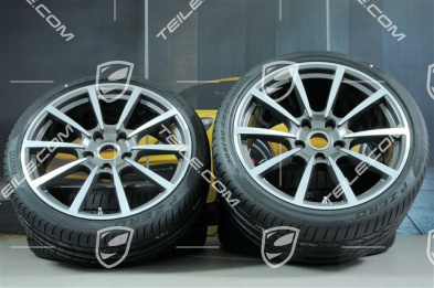 20" Sommerräder Satz Carrera Classic II, Felgen 8,5J x 20 ET49 + 11,5J x 20 ET56 + NEUE Pirelli Sommerreifen 245/35 R20 + 305/30 R20