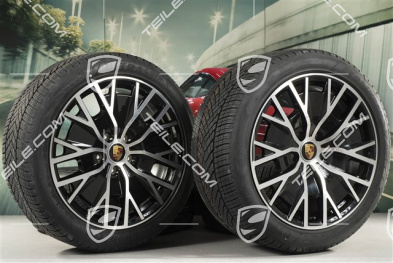 20-inch Turbo S Aero Design winter wheel set, rims 9J x 20 ET54 + 11J x 20 ET60, Goodyear winter tyres 245/45 R20 + 285/40 R20